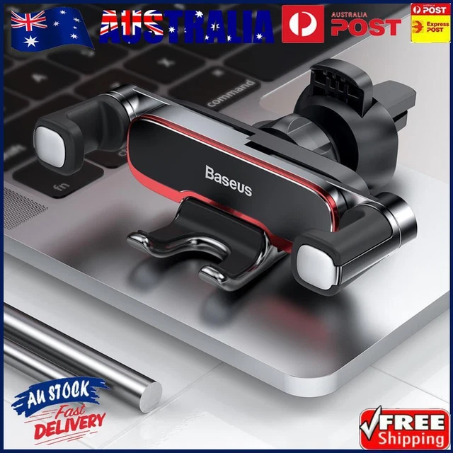 AU Baseus Car Phone Holder Bracket Metal Gravity Auto Air Vent Cellphone Stand