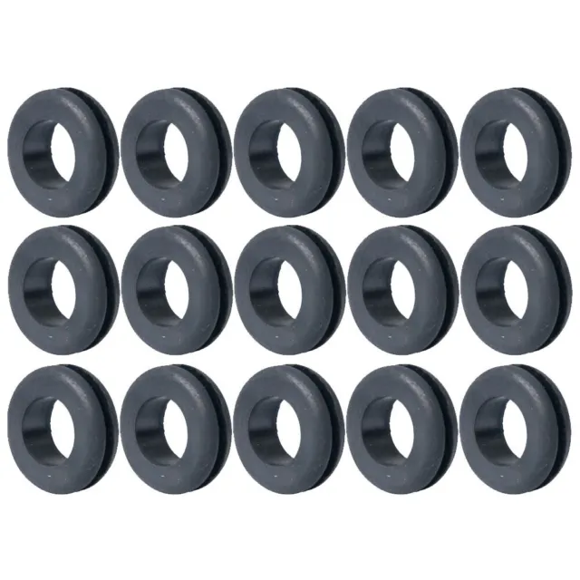 1/4" Rubber BUNA Grommets with 1/8” ID Hole for 1/16" Thick Panels Bushings