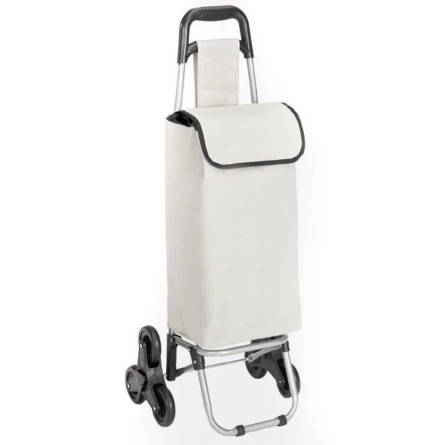 Caddie, Cabas ou Chariot de course Isotherme à 3 Roulettes Gris