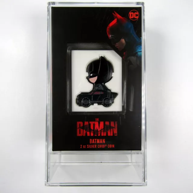 DC Comics BATMAN MEGA Chibi 2 oz Fine Proof COA (No Label) SKU:OPC84 2