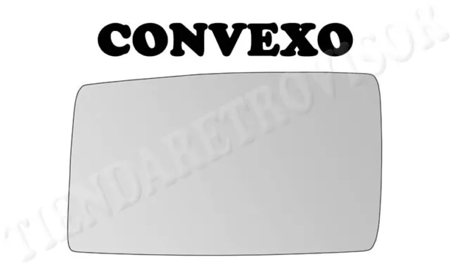 CRISTAL RETROVISOR PARA RENAULT 11 CONVEXO Izquierdo(Conductor)