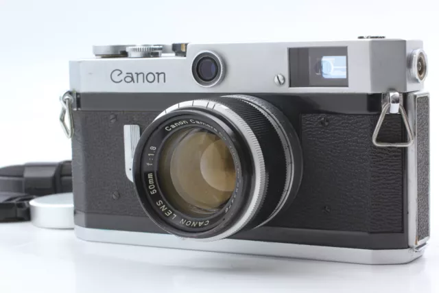 [Exc+5] Canon P Rangefinder 35mm Film Camera 50mm f1.8 L39 LTM Lens From JAPAN