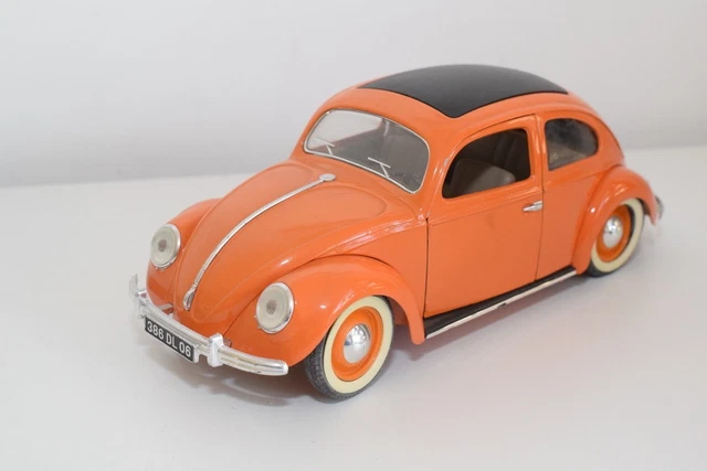 Coccinelle Volkswagen VW Solido 1/17 – Coca Cola Die Cast (Jaune) – Occasion