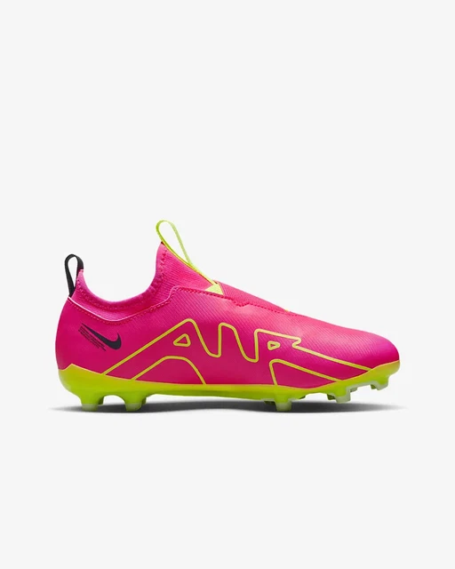 Nike Kinder Fußballschuhe ZOOM VAPOR 15 ACADEMY FG/MG     DJ5617-605  pink-gelb