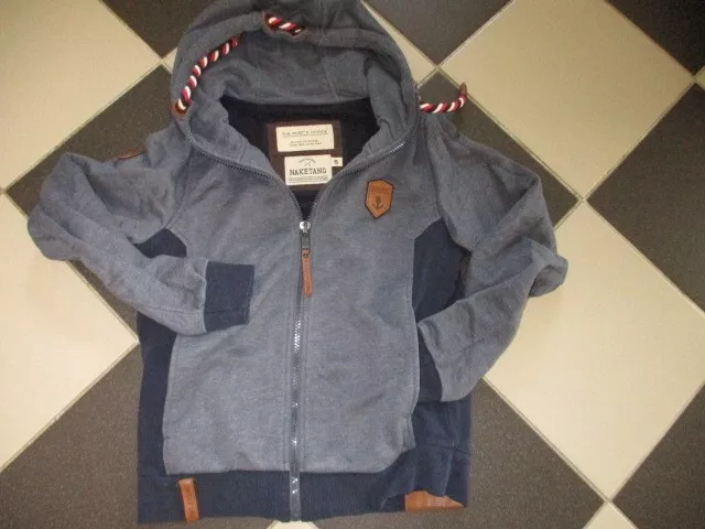 Naketano, Hoodie,Shirtjacke, Gr.S,36,38,Blau