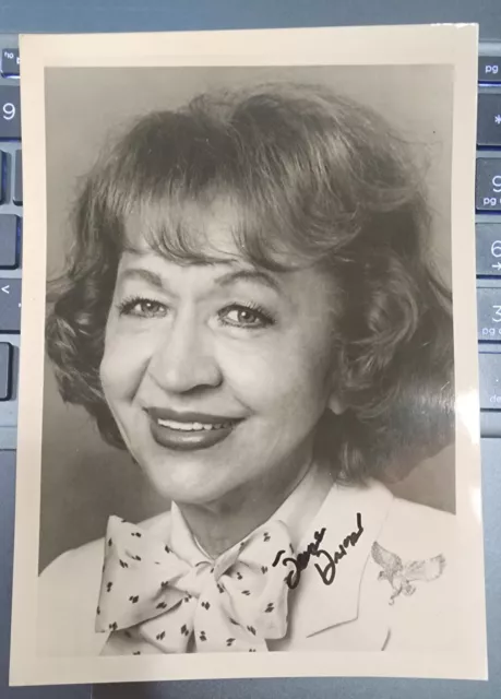 Jeane Dixon- Signed Photograph (Psychic) 5"x7" B&W Photo Deceased
