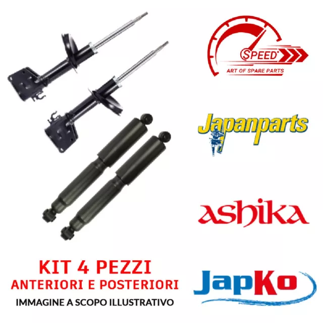 Kit 4 Ammortizzatori Speed Anteriori E Posteriori Vw Polo 9N Seat Ibiza Iv Skoda