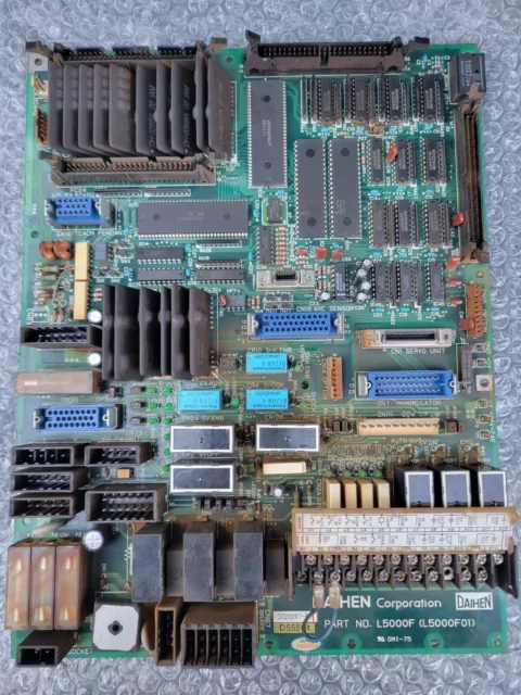 DAIHEN OTC L5000F L5000F01 MOTHERBOARD USED. Removed from a working OTC robot.