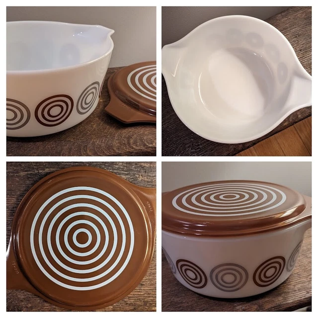 (c. 1973) PYREX Promotional Cosmopolitan Salton Casserole Dish + Lid 2.5 QT