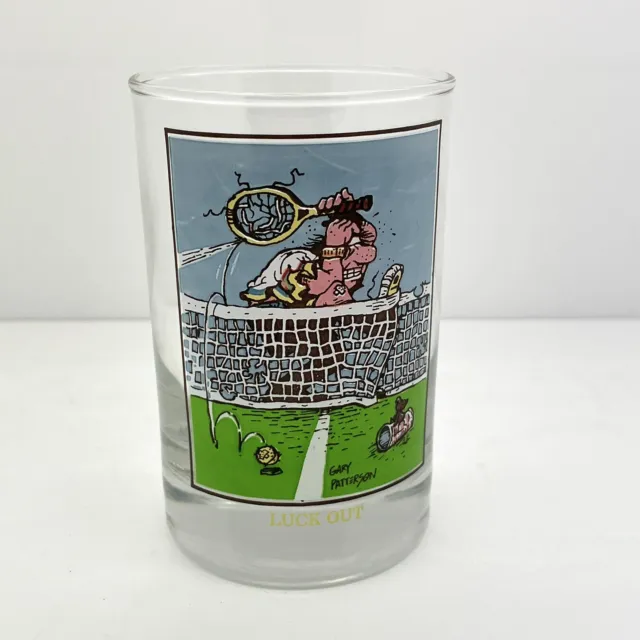 Vintage 1982 Arby’s Luck Out By Gary Patterson Tumbler Glass