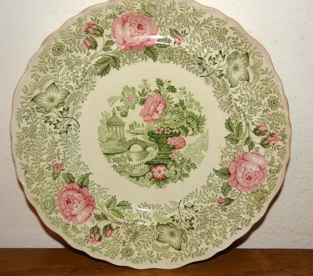 ANCIENNE DINETTE ASSIETTES CREIL & MONTEREAU FERMIERE
