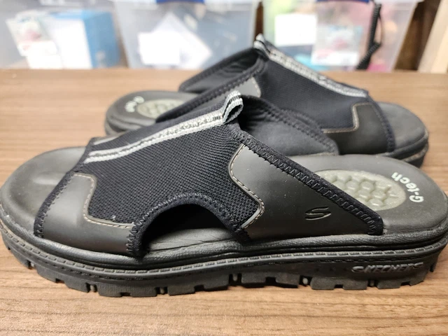 Vintage Skechers Women’s Sz 9 Jammers Black Chunky G-Tech Y2K River Sandals 90s
