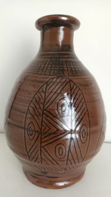 Signed John Bosco Tipiloura Large Pottery Vase 1978
