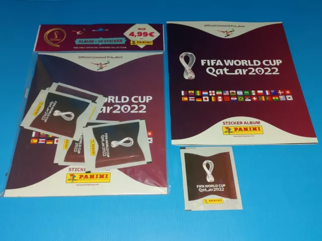 PANINI FIFA WORLD Cup WM Qatar 2022 stickers - Album Vide quelque PANINI FIFA WORLD Cup WM Qatar 2022 stickers - Album Vide quelque