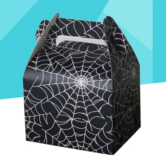 25 piezas Bolso de Halloween Favor Caja de Pasteles Decoración de Boda Cupcake Decoraciones