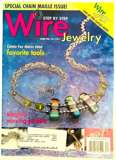 Revista de Joyería Paso a Paso Alambre Inspiración Ideas Proyectos Diseño Verano 2006
