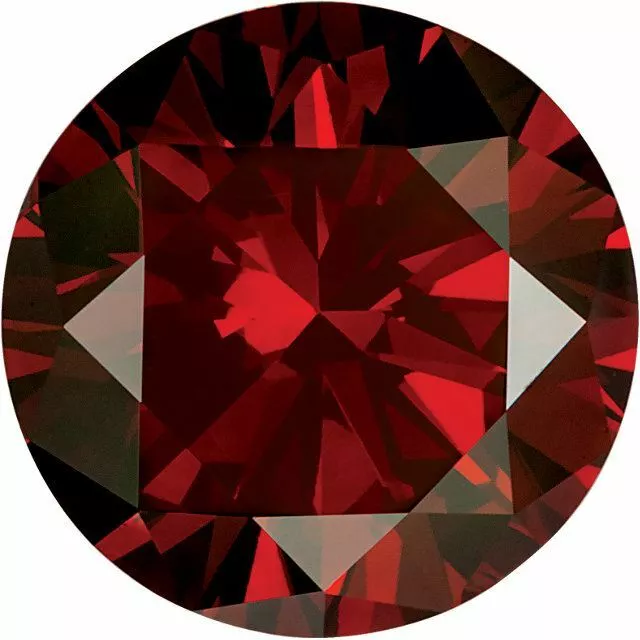 Natural Deep Vivid Red Diamond Round Loose VS2-SI1 - 1mm to 4mm S. Africa