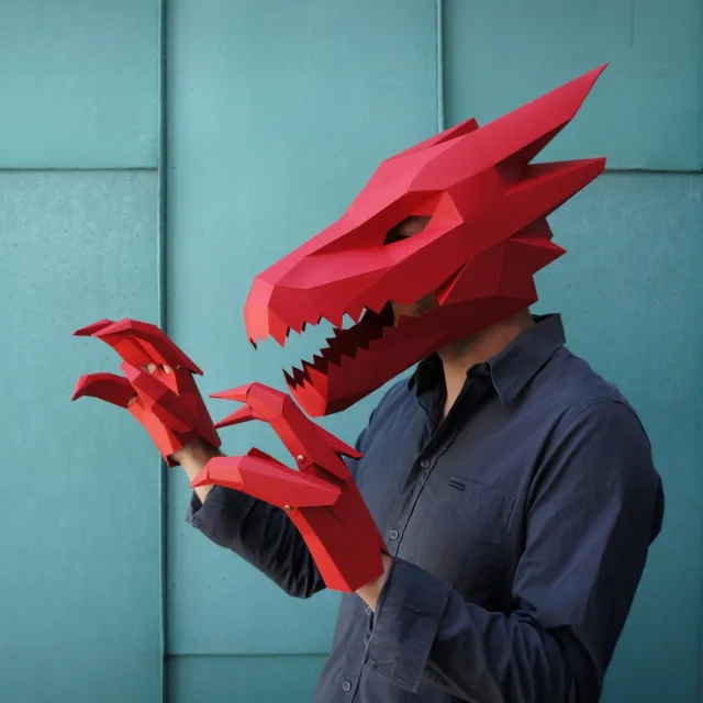 3D Papercraft Animal Mask Halloween Fancy Dress PDF