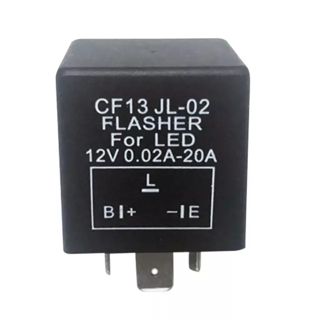 CF13 JL-02 3-Pin LED Flasher Relay For Car Turn Signal Light Flash Fix