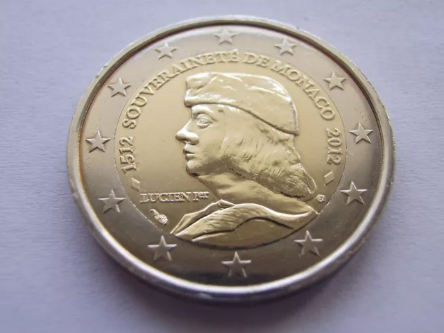 Monaco 2 Euro	2012 Gedenkmünze 500 Jahre Unabhängigkeit Lucien Grimaldi	coin BU