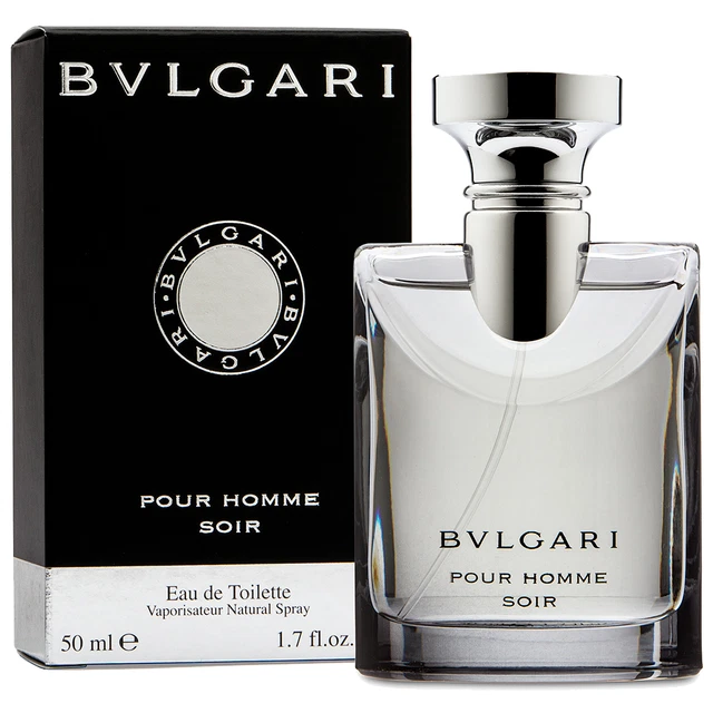 ⭐⭐ Bvlgari POUR HOMME SOIR - Eau de Toilette 50 ml Neu OVP RARE BULGARI ⭐⭐