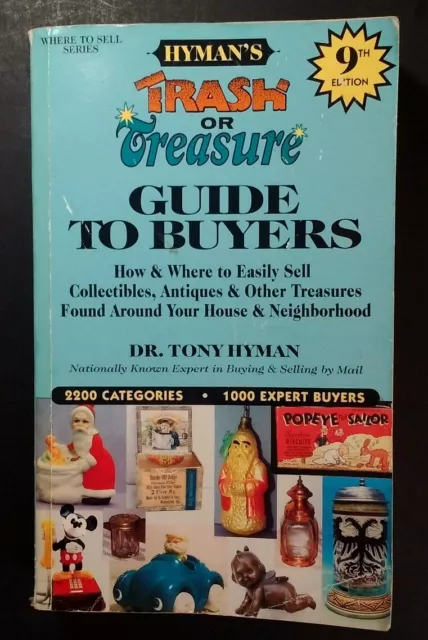 Hyman's Trash or Treasure  9th Ed. Guide to Buyers 2001 VHTF RARE Info VTG Toys