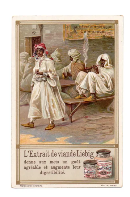 Chromo Liebig. Algeria Scenic. Caffè Arabo
