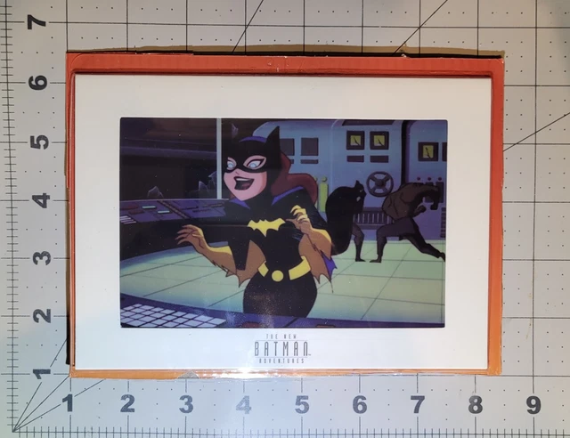 MCFARLANE DC BATGIRL Animation Cell Repro New Batman Adventures Display