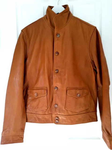 LEVIS VINTAGE CLOTHING LVC 1930s menlo leather jacket men's S sheep leather  $1, - PicClick