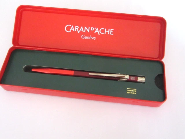 Stylo Bille De Prestige Caran D'Ache Modèle 849 - Bleu Neuf De Stock - Édition Collector