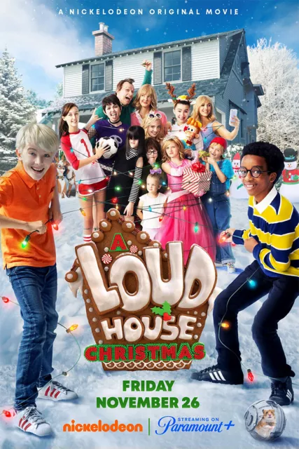 A Loud House Christmas Movie Comedy Family Print Wall Art Home - POSTER 20x30