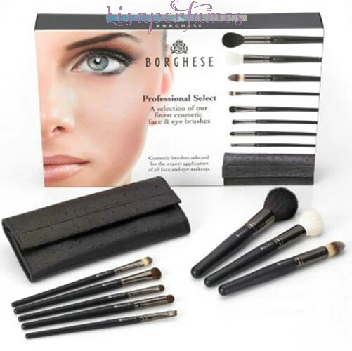 Borghese Professional Select 9 Piece Brush Set NIB