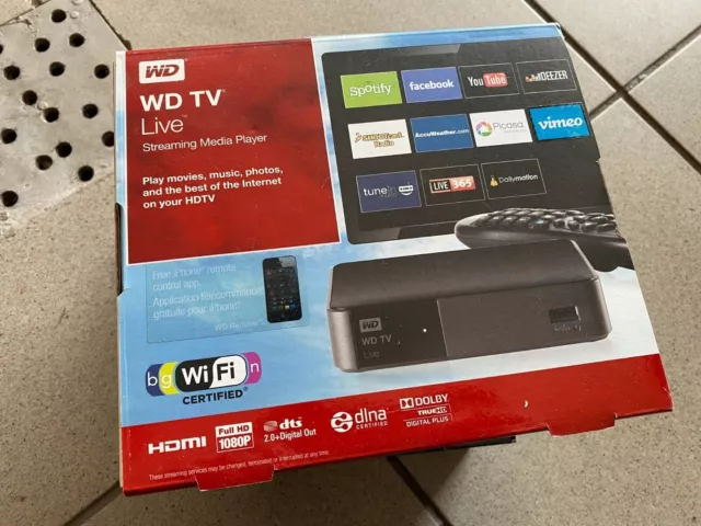 Western Digital WD TV Live Streaming HD 1080 Media Player