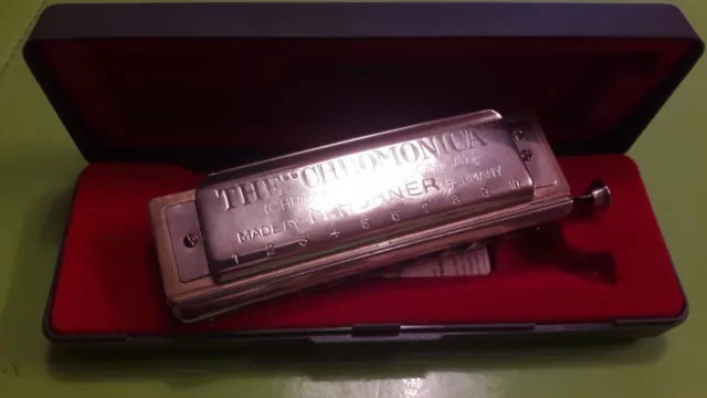 Hohner Chromonica M26001 Sammlermundharmonika 260/40 C neuwertig nicht benutzt