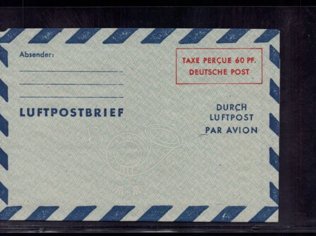 Bund Ganzsache Luftpost Brief nach 1945 - ungebraucht