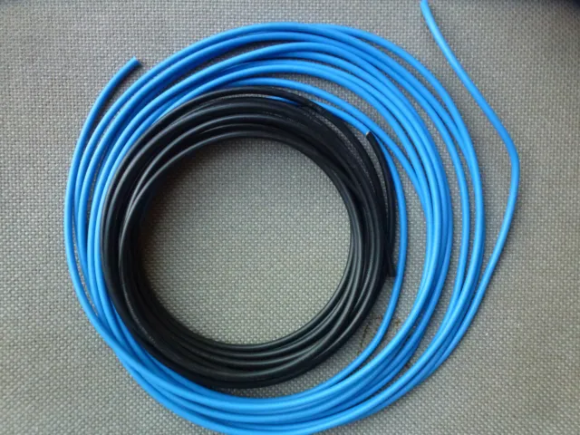 Fil électrique souple HO7-VK 6 mm², bleue 7,0 mètres