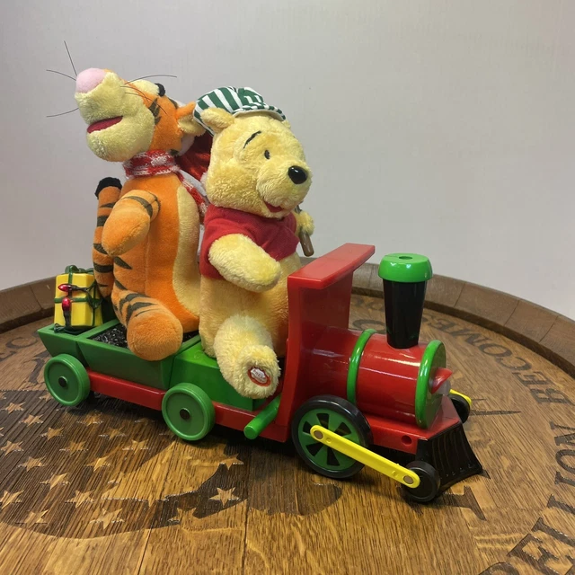 DISNEY GEMMY WINNIE the Pooh & Tigger Plush Musical Christmas Train