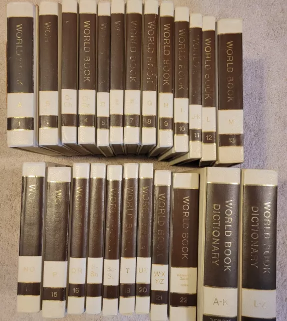 World Book Encyclopedia Complete 22 Volume Set 1974