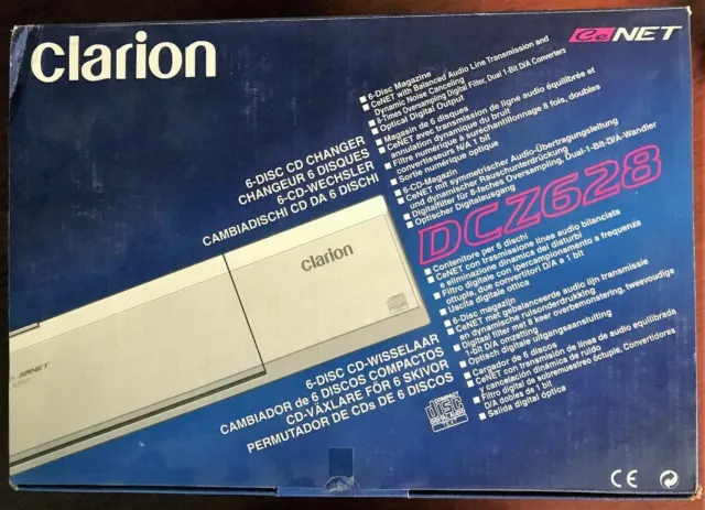 Clarion Dcz628 Caricatore Cd Da 6 Standard Ce-Net Legge Originali E Masterizzati