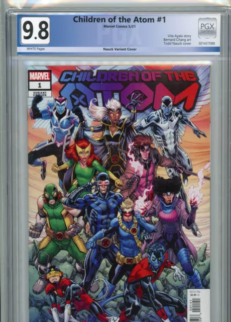 Children of the Atom #1 2021 | 9.8 NM/MT | Nauck Variant | Teen X-Men Team KEY