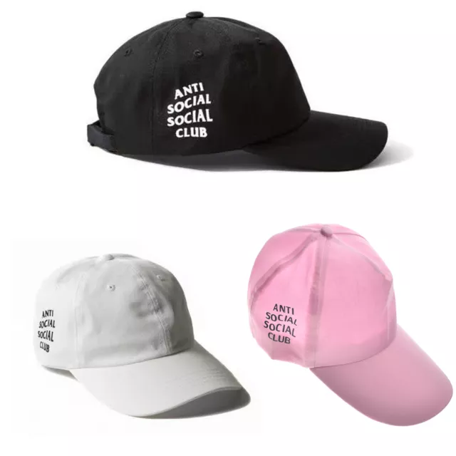 Weird Baseball Cap Hip-Hop Hat Mens Womens Hat Unisex Aniti Social Club