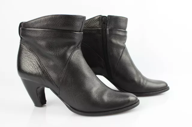 SAN MARINA Bottines Cuir Noir T 37 Très bon état