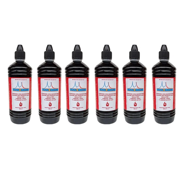 Aceite para Lámparas y Faroles. Cera líquida, 6 litros Transparente [Clase de