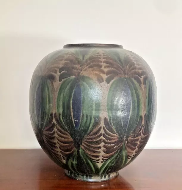 Große Dümler & Breiden Höhr Grenzhausen Vase Bodenvase Germany Vase 33cm vintage