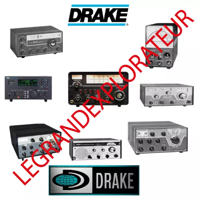 Ultimate  DRAKE  Ham Radio  Operation Repair Service Manual Collection on DVD