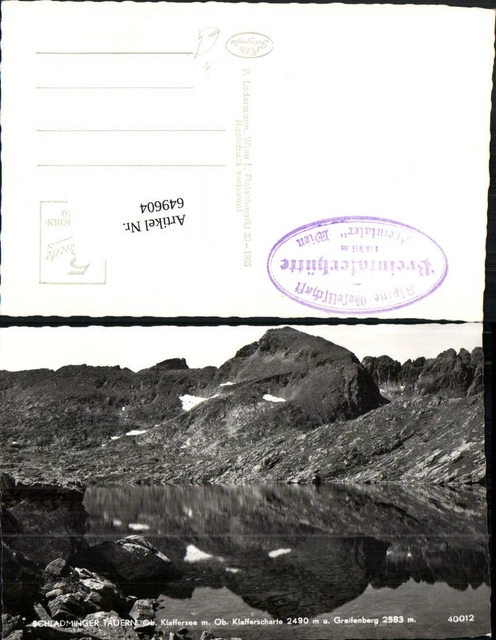 649604,Schladminger Tauern Schladming Klaffersee