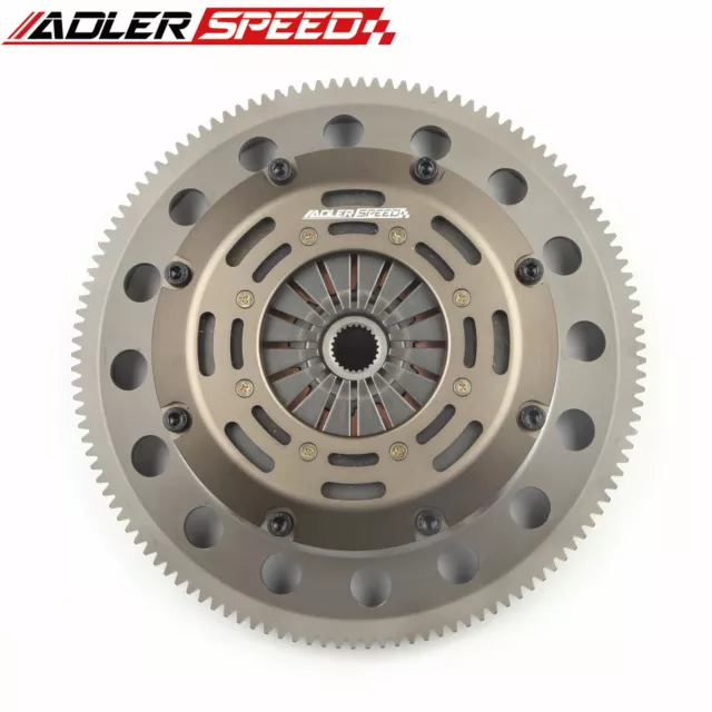 ADLERSPEED Clutch Triple Disc Kit + Flywheel For Nissan 350Z INFINITI G35 VQ35DE