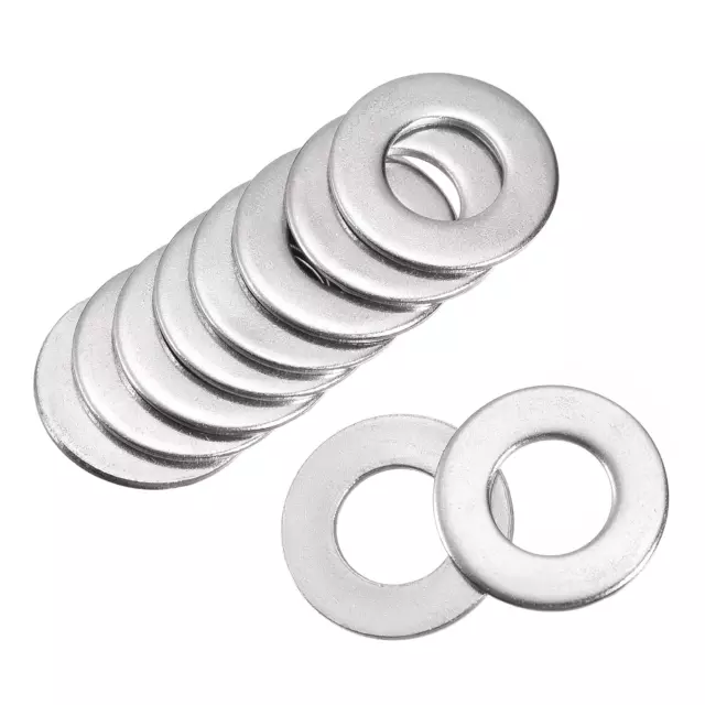 3/8" 316 Stainless Steel Flat Washer for Screw Bolt 50Pcs