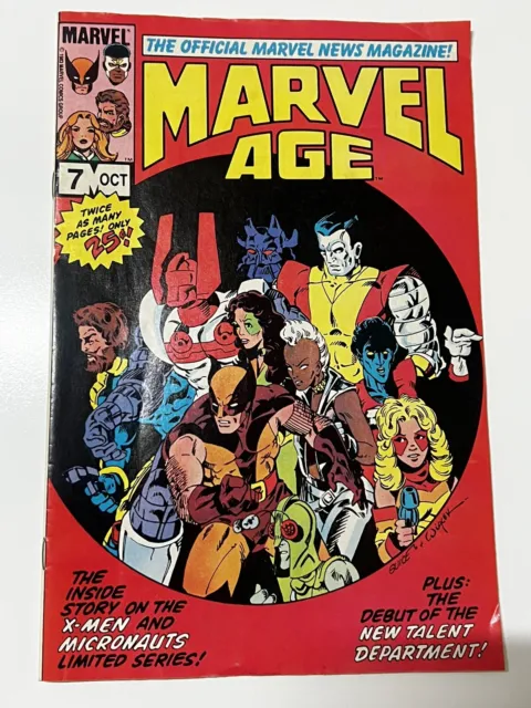 MARVEL AGE #7 (Oct 1983) 1ST SPIDER-HAM Appearance! PETER PORKER! BRONZE AGE