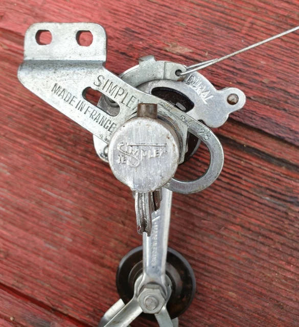 Dérailleur Avant SIMPLEX Randonneur 285 Pour Vélo Ancien/vintage - NOS (New Old Stock), Fabrication Française